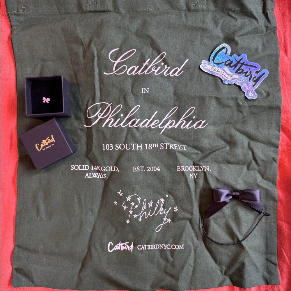 Catbird PHILLY Tote/Charm/Sticker Set
